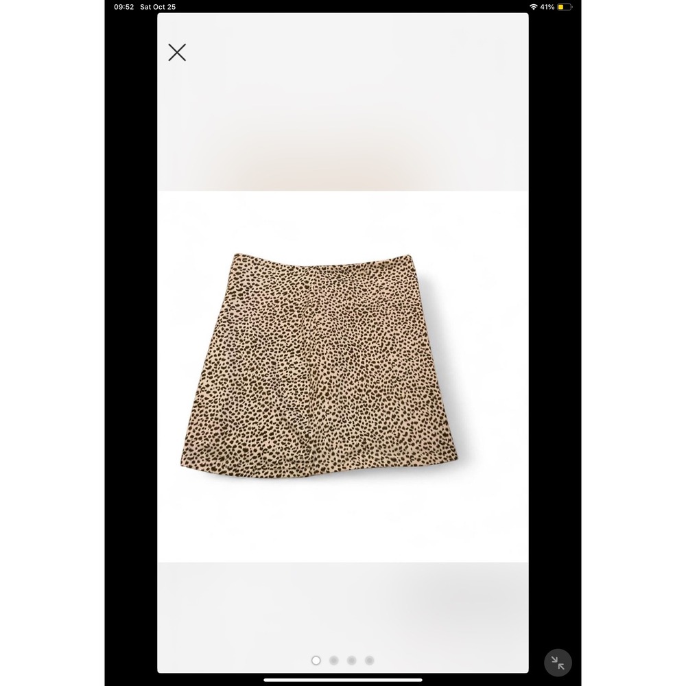 LE LIS COLLECTION Womens Leopard Print A-Line Skirt Size‎ S